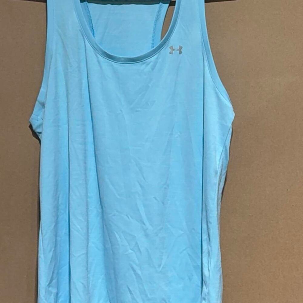 Under armour light blue tank